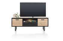 Henders en Hazel 180 cm - 2-deuren + 1-lade + 1-niche (+ LED) Natural dressoir