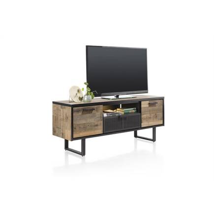 Henders en Hazel 150 cm - 2-deuren + 1-lade + 1-niche (+ LED) Driftwood