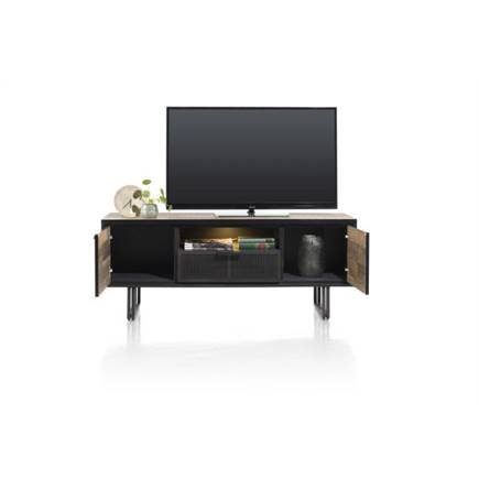 Henders en Hazel 150 cm - 2-deuren + 1-lade + 1-niche (+ LED) Driftwood