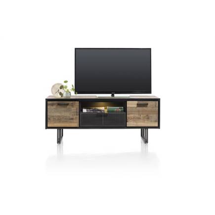 Henders en Hazel 150 cm - 2-deuren + 1-lade + 1-niche (+ LED) Driftwood