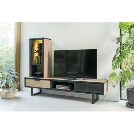 Henders en Hazel 200 cm - 2-laden + 1-niche Driftwood