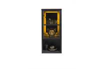Henders en Hazel AVALON  hang- en staand mogelijk - element 45 cm - 1-glasdeur +1-niche (+ LED) Driftwood