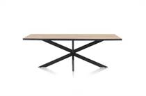 Henders en Hazel AVALOX eetkamertafel 230 x 98 cm Kleur Oak Natural Vintage - Centrale Poot
