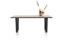 Henders en Hazel AVALOX eetkamertafel 200 x 98 cm Kleur Oak Natural Vintage - V Poot