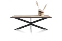 Henders en Hazel AVALOX eetkamertafel 200 x 98 cm Kleur Driftwood - Centrale Poot