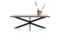 Henders en Hazel AVALOX eetkamertafel 200 x 98 cm Kleur Oak Natural Vintage - Centrale Poot