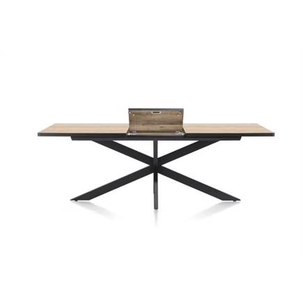 Henders en Hazel 190 (+ 60) x 98 cm Kleur Oak Natural Vintage - Centrale Poot