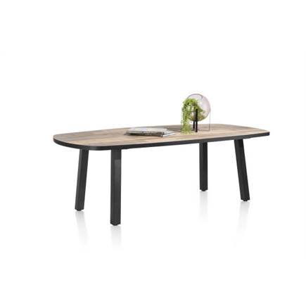 Henders en Hazel eetkamertafel ovaal 240 x 110 cm Kleur Driftwood - 4 Poot