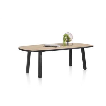 Henders en Hazel eetkamertafel ovaal 240 x 110 cm Kleur Naturel - 4 Poot