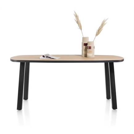 Henders en Hazel eetkamertafel ovaal 210 x 110 cm Kleur Naturel - 4 Poot