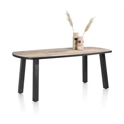 Henders en Hazel eetkamertafel ovaal 180 x 110 cm Kleur Driftwood - 4 Poot
