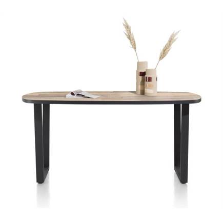 Henders en Hazel eetkamertafel ovaal 180 x 110 cm Kleur Driftwood - V Poot
