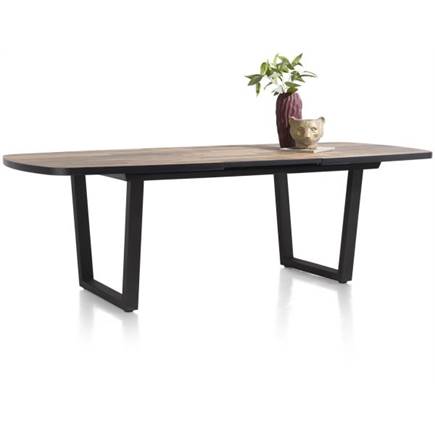 Henders en Hazel ovaal 190 (+ 60) x 110 cm Kleur Driftwood - V Poot