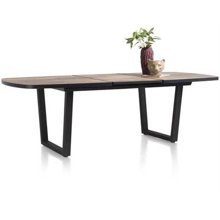 Henders en Hazel ovaal 190 (+ 60) x 110 cm Kleur Driftwood - V Poot