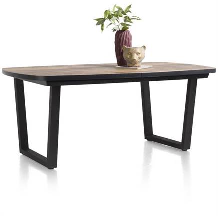 Henders en Hazel ovaal 190 (+ 60) x 110 cm Kleur Driftwood - V Poot