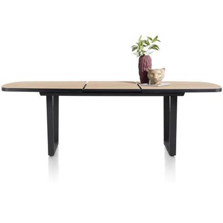 Henders en Hazel ovaal 190 (+ 60) x 110 cm Kleur Oak Natural Vintage - V Poot
