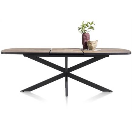 Henders en Hazel ovaal 190 (+ 60) x 110 cm Kleur Driftwood - Centrale Poot