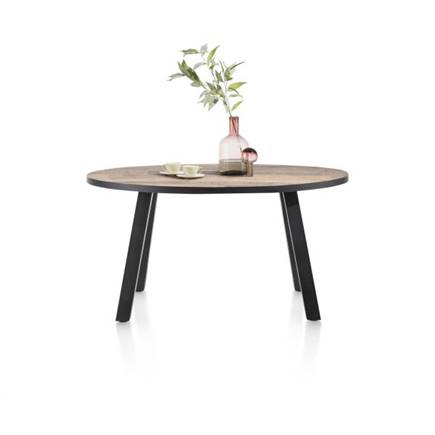 Henders en Hazel eetkamertafel rond 150 x 120 cm Kleur Driftwood - 4 Poot