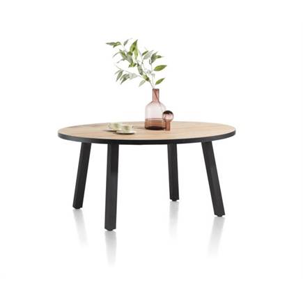 Henders en Hazel eetkamertafel rond 150 x 120 cm Kleur Naturel - 4 Poot