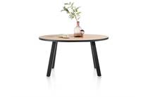 Henders en Hazel AVALOX ronde tafel eetkamertafel rond 150 x 120 cm Kleur Naturel - 4 Poot