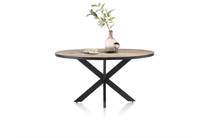 Henders en Hazel AVALOX ronde tafel eetkamertafel rond 150 x 120 cm Kleur Driftwood - Centrale Poot