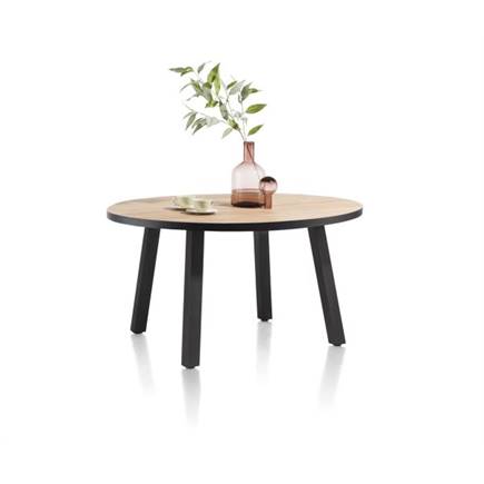 Henders en Hazel eetkamertafel rond 130 x 110 cm Kleur Naturel - 4 Poot
