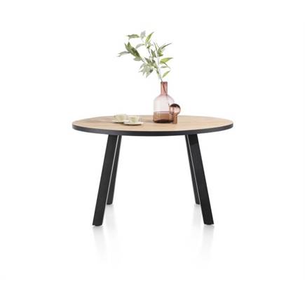 Henders en Hazel eetkamertafel rond 130 x 110 cm Kleur Naturel - 4 Poot
