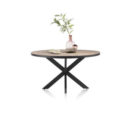 Henders en Hazel eetkamertafel rond 130 x 110 cm Kleur Driftwood - Centrale Poot