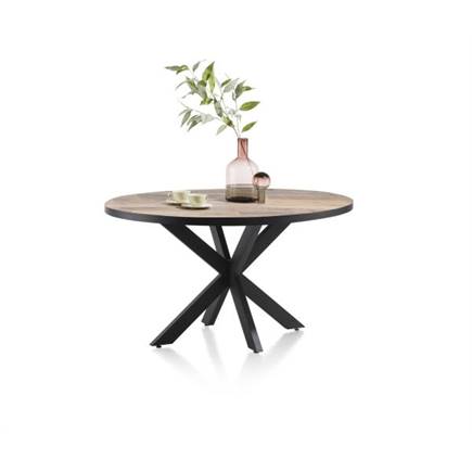 Henders en Hazel eetkamertafel rond 130 x 110 cm Kleur Driftwood - Centrale Poot