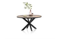 Henders en Hazel AVALOX ronde tafel eetkamertafel rond 130 x 110 cm Kleur Driftwood - Centrale Poot