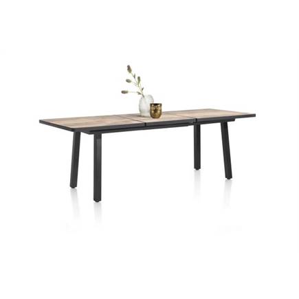 Henders en Hazel uitschuif 190 (+ 60) x 98 cm Kleur Driftwood - 4 Poot