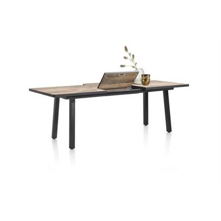 Henders en Hazel uitschuif 190 (+ 60) x 98 cm Kleur Driftwood - 4 Poot