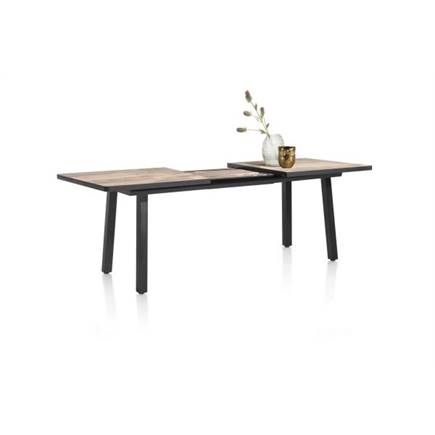 Henders en Hazel uitschuif 190 (+ 60) x 98 cm Kleur Driftwood - 4 Poot