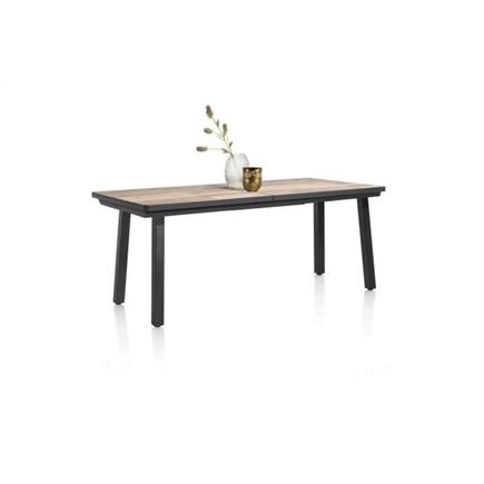 Henders en Hazel uitschuif 190 (+ 60) x 98 cm Kleur Driftwood - 4 Poot