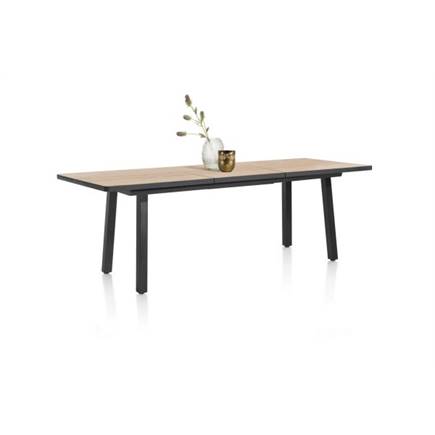 Henders en Hazel uitschuif 190 (+ 60) x 98 cm Kleur Naturel - 4 Poot