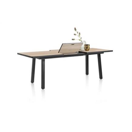 Henders en Hazel uitschuif 190 (+ 60) x 98 cm Kleur Naturel - 4 Poot