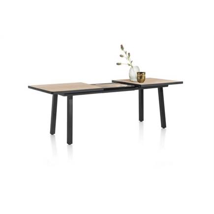 Henders en Hazel uitschuif 190 (+ 60) x 98 cm Kleur Naturel - 4 Poot