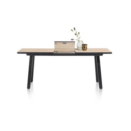 Henders en Hazel uitschuif 190 (+ 60) x 98 cm Kleur Naturel - 4 Poot