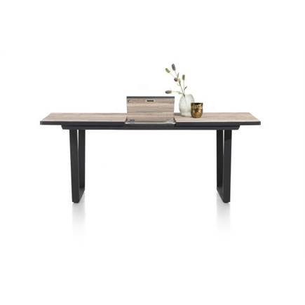 Henders en Hazel uitschuif 190 (+ 60) x 98 cm Kleur Driftwood - V Poot