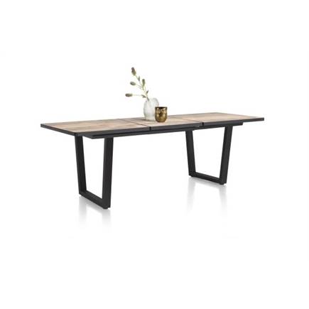 Henders en Hazel uitschuif 190 (+ 60) x 98 cm Kleur Driftwood - V Poot