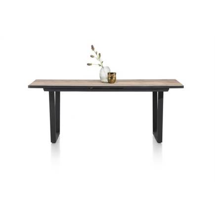 Henders en Hazel uitschuif 190 (+ 60) x 98 cm Kleur Driftwood - V Poot