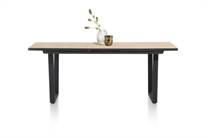 Henders en Hazel AVALOX bartafel uitschuif 190 (+ 60) x 98 cm Kleur Oak Natural Vintage - V Poot