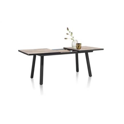 Henders en Hazel uitschuif 160 (+ 50) x 98 cm Kleur Driftwood - 4 Poot