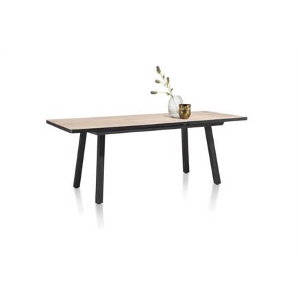 Henders en Hazel uitschuif 160 (+ 50) x 98 cm Kleur Naturel - 4 Poot