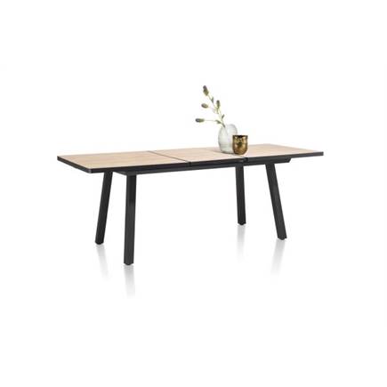 Henders en Hazel uitschuif 160 (+ 50) x 98 cm Kleur Naturel - 4 Poot