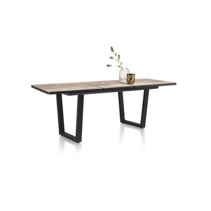 Henders en Hazel uitschuif 160 (+ 50) x 98 cm Kleur Driftwood - V Poot