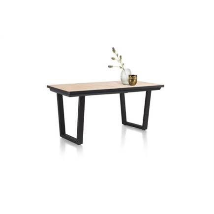 Henders en Hazel uitschuif 160 (+ 50) x 98 cm Kleur Oak Natural Vintage - V Poot