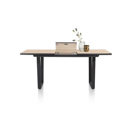 Henders en Hazel uitschuif 160 (+ 50) x 98 cm Kleur Oak Natural Vintage - V Poot