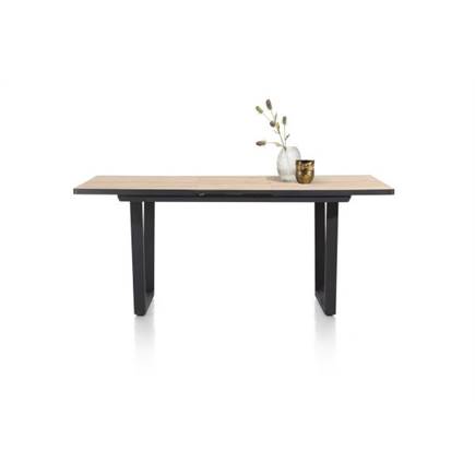Henders en Hazel uitschuif 160 (+ 50) x 98 cm Kleur Oak Natural Vintage - V Poot