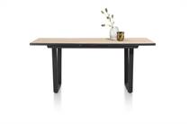Henders en Hazel AVALOX bartafel uitschuif 160 (+ 50) x 98 cm Kleur Oak Natural Vintage - V Poot